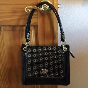 Kate Landry Black Patent Purse
